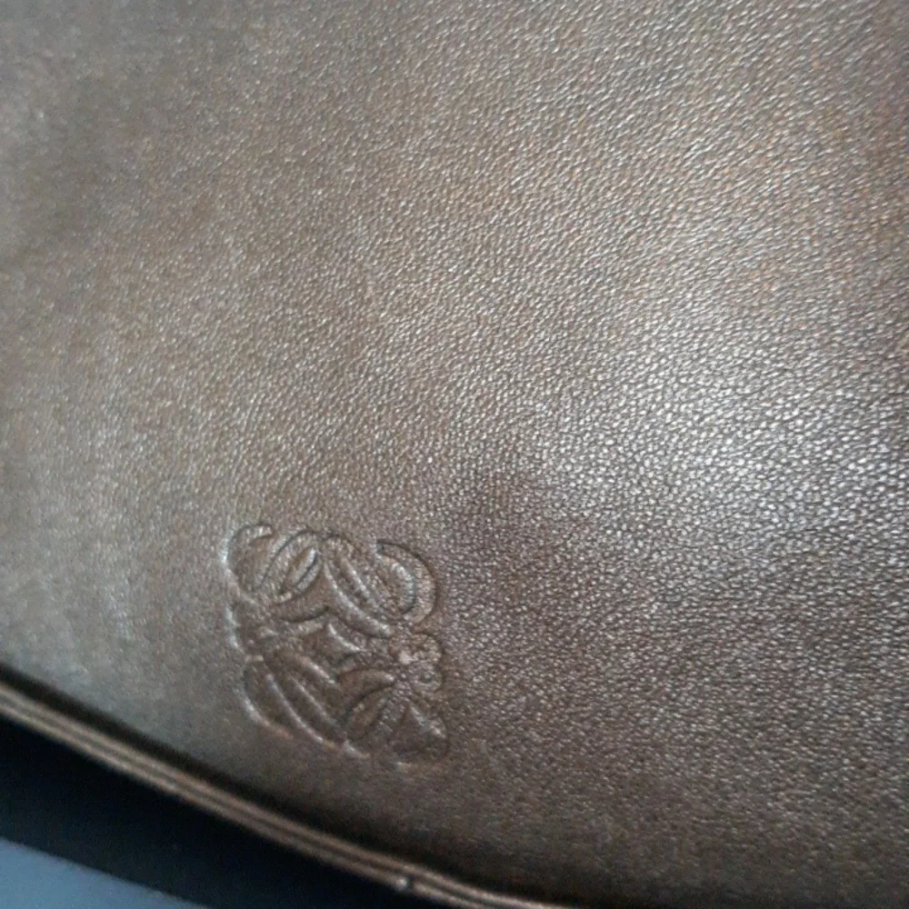 Loewe Flamenco Tassel Bronze Napa Leather Shoulder Bag